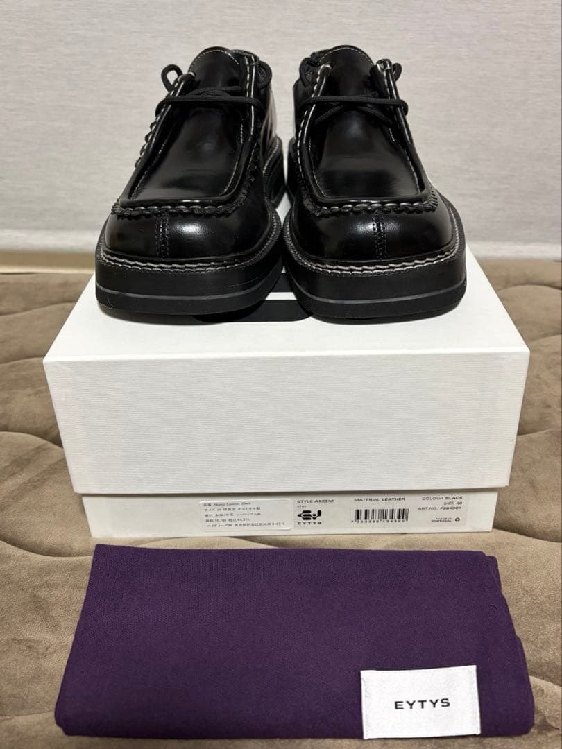 M*W様 EYTYS AKEEM SHOES ブラック アキームシューズ