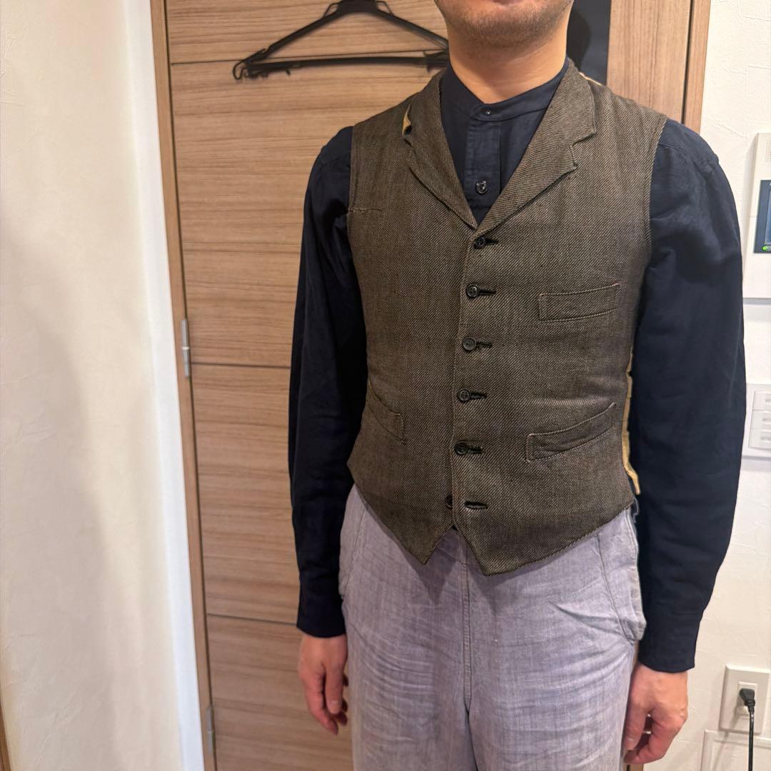 30s フレンチヴィンテージ　ジレ