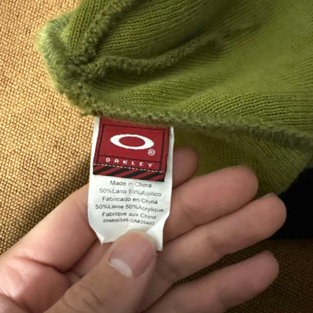 t*f様 OAKLEY グリーン・カモフラージュ ニット帽