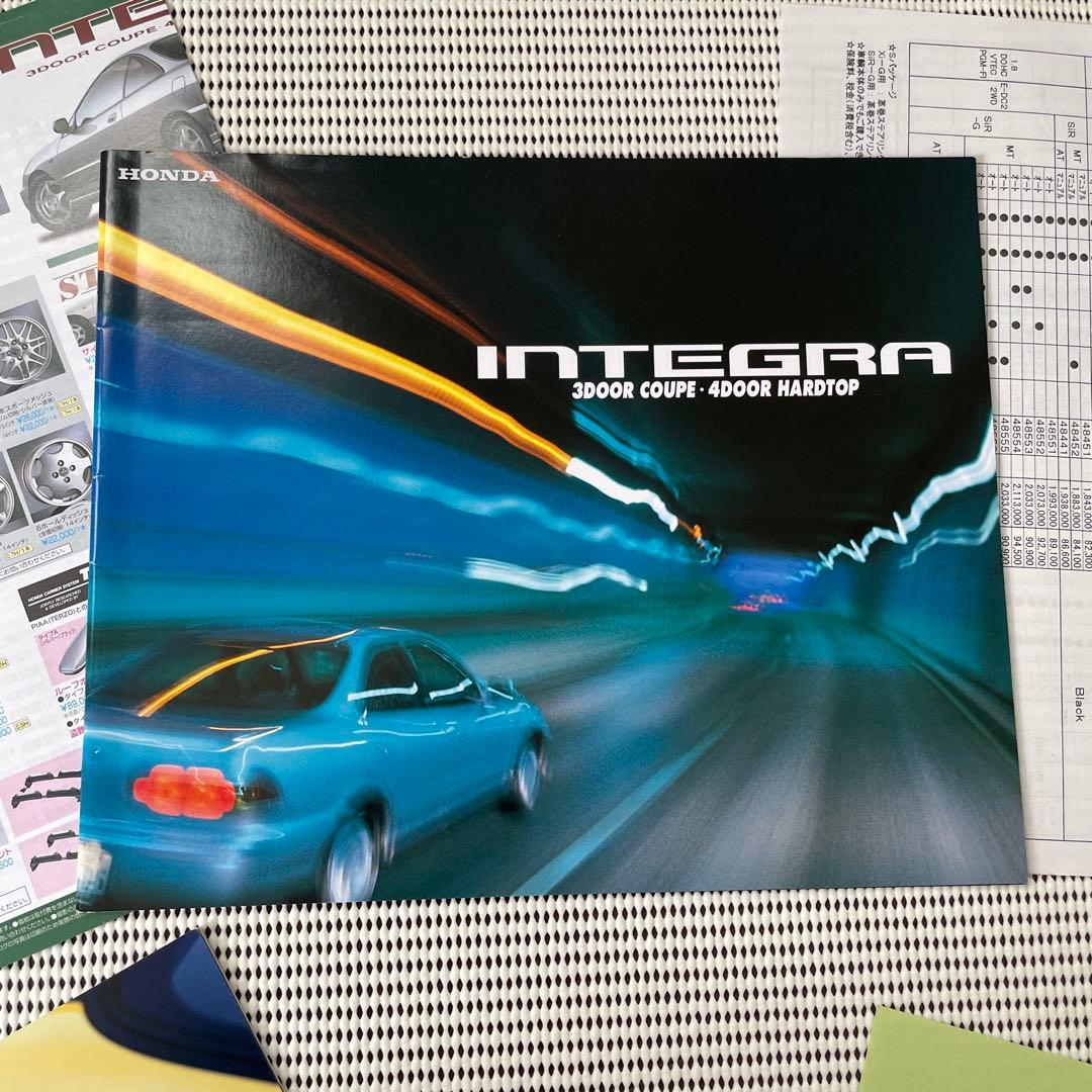 ホンダ　INTEGRA インテグラ　インテグラタイプR DC2 DC1 カタログ
