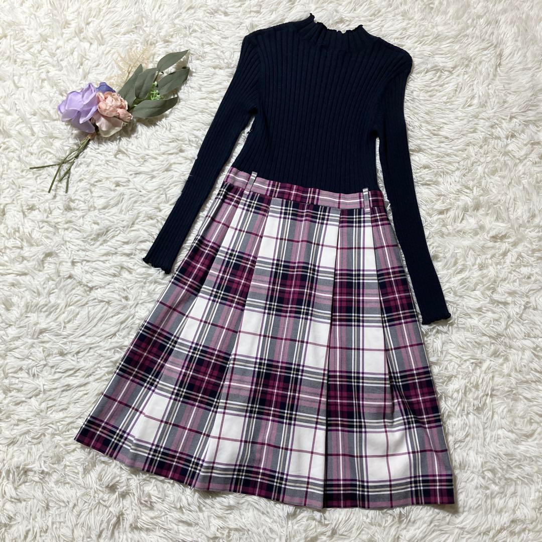【まいまい】ブルーレーベルクレストブリッジ　ドッキングワンピース　38