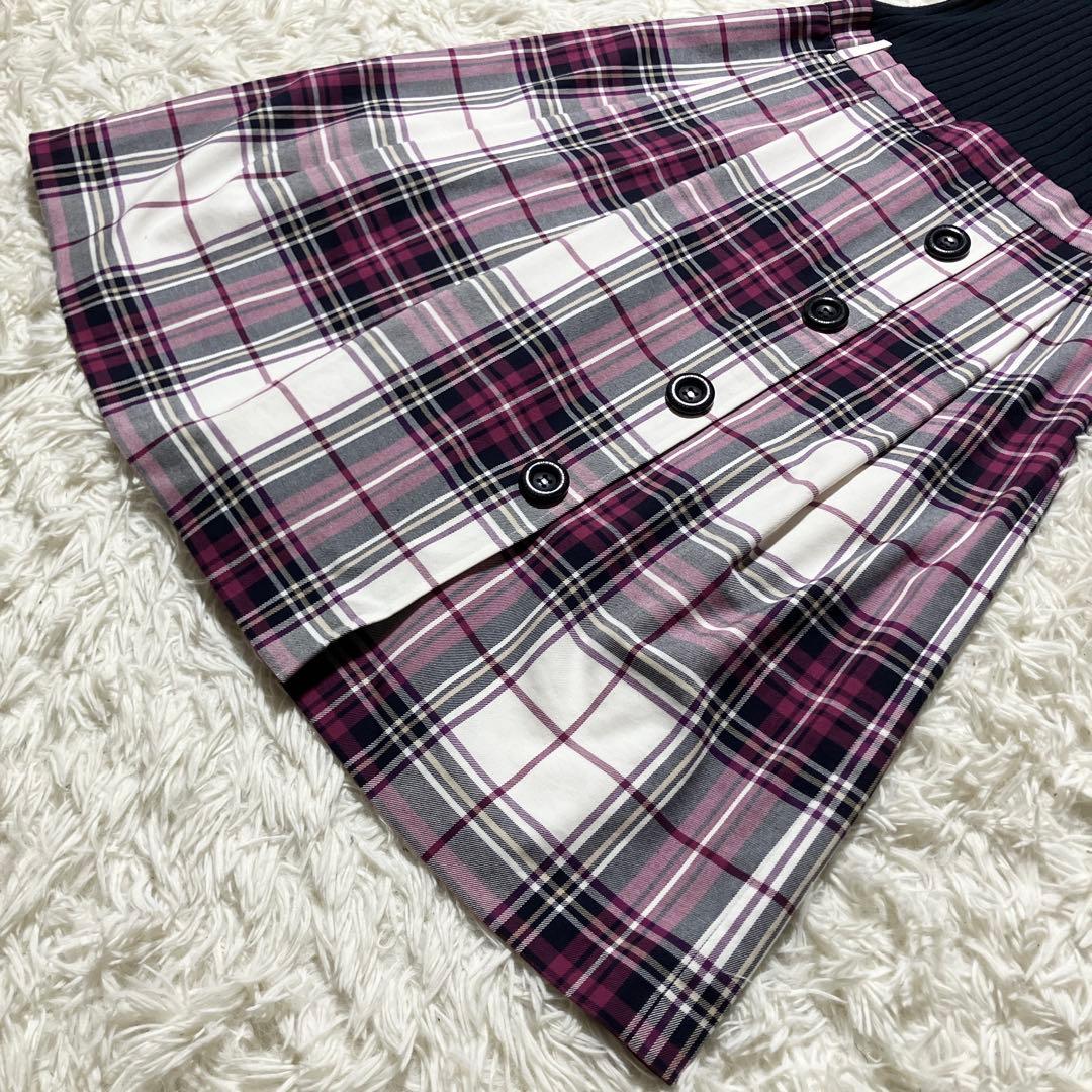 【まいまい】ブルーレーベルクレストブリッジ　ドッキングワンピース　38