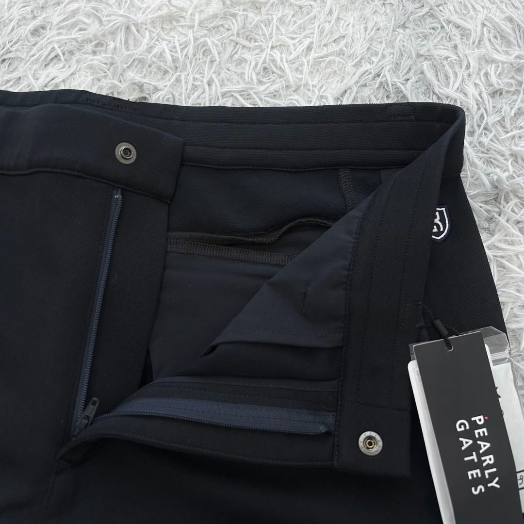 新品　パーリーゲイツ　パンツ　ストレッチ　テーパード　ネイビー　サイズ7