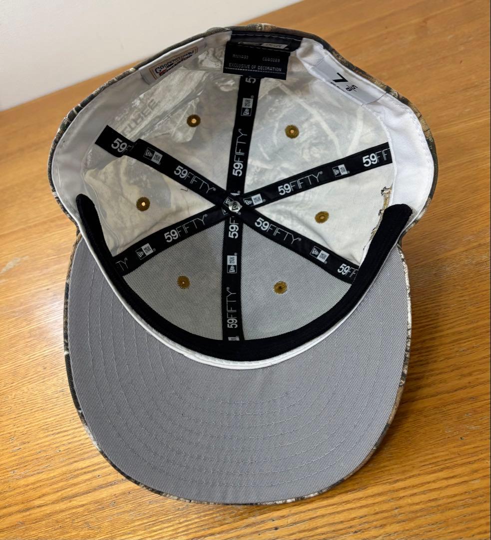 ニューエラ 59fifty 7 5/8 ヤンキース　リアルツリーカモ　キャップ