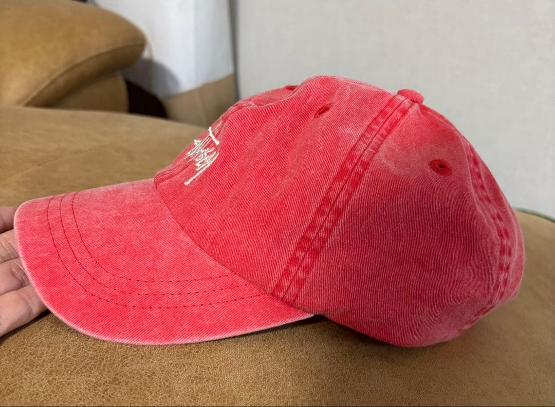 帽子 Stussy low pro basic washed strapback