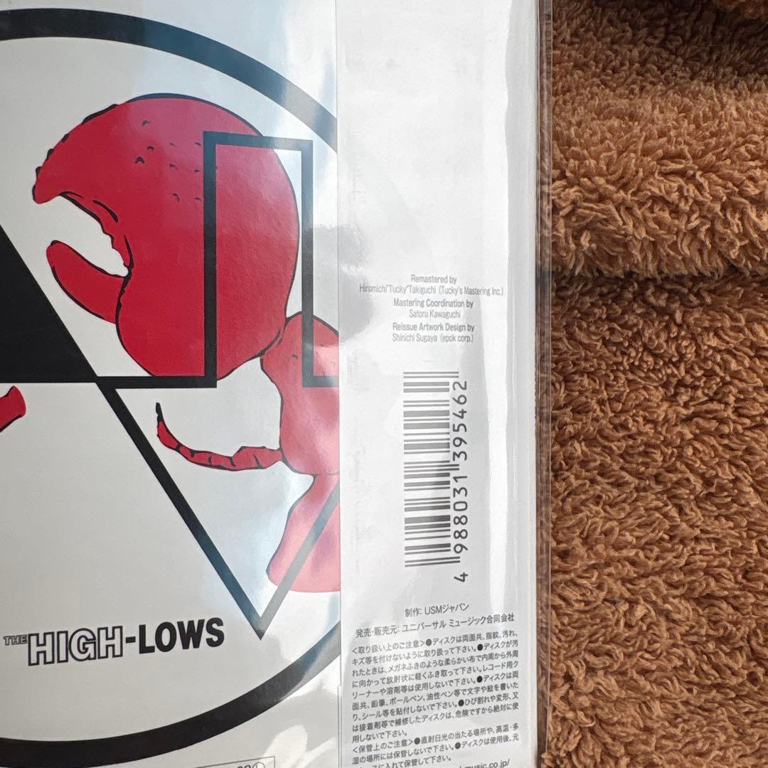 【新品未使用品】THE-HIGH-LOWS ロブスター 初回生産限定盤 おまけ付