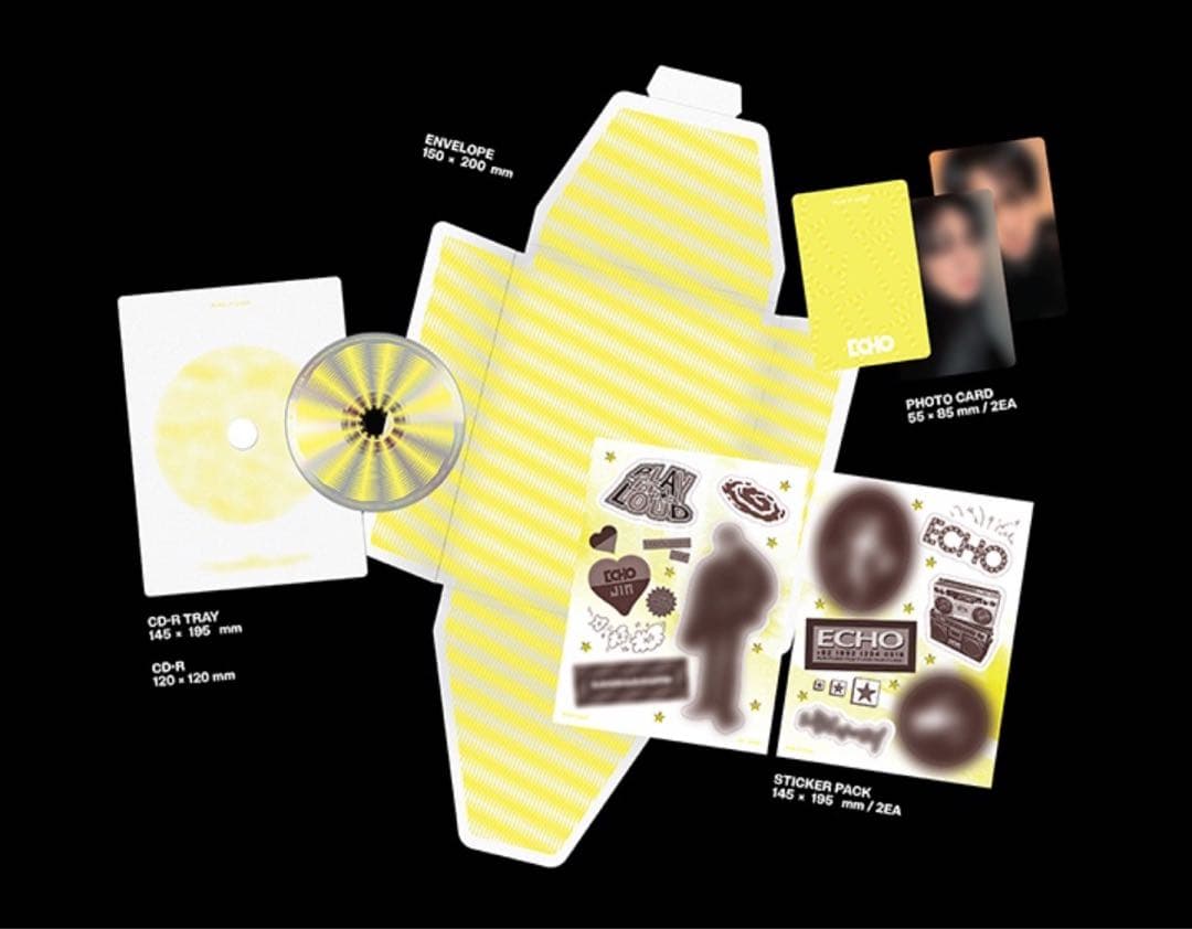 【新品未開封】BTS JIN ジン ECHO CD アルバム 3形態 5セット