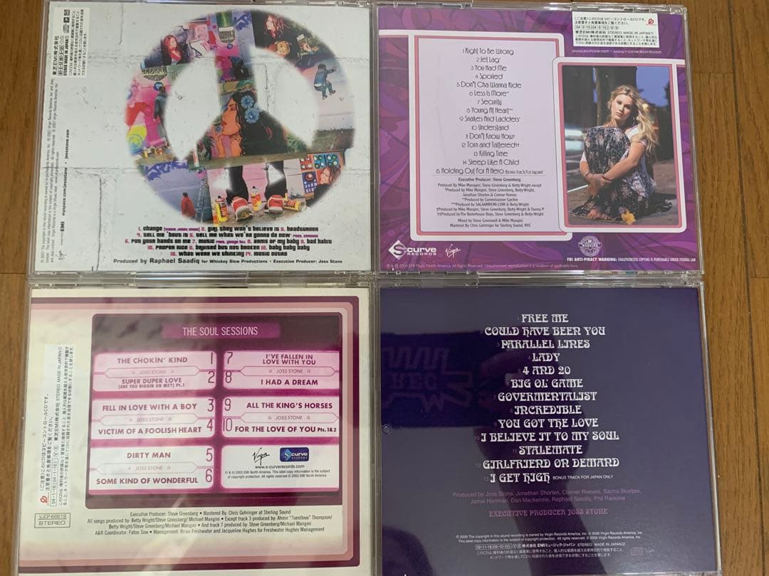 JOSS STONE（ジョス•ストーン）国内版アルバム4枚