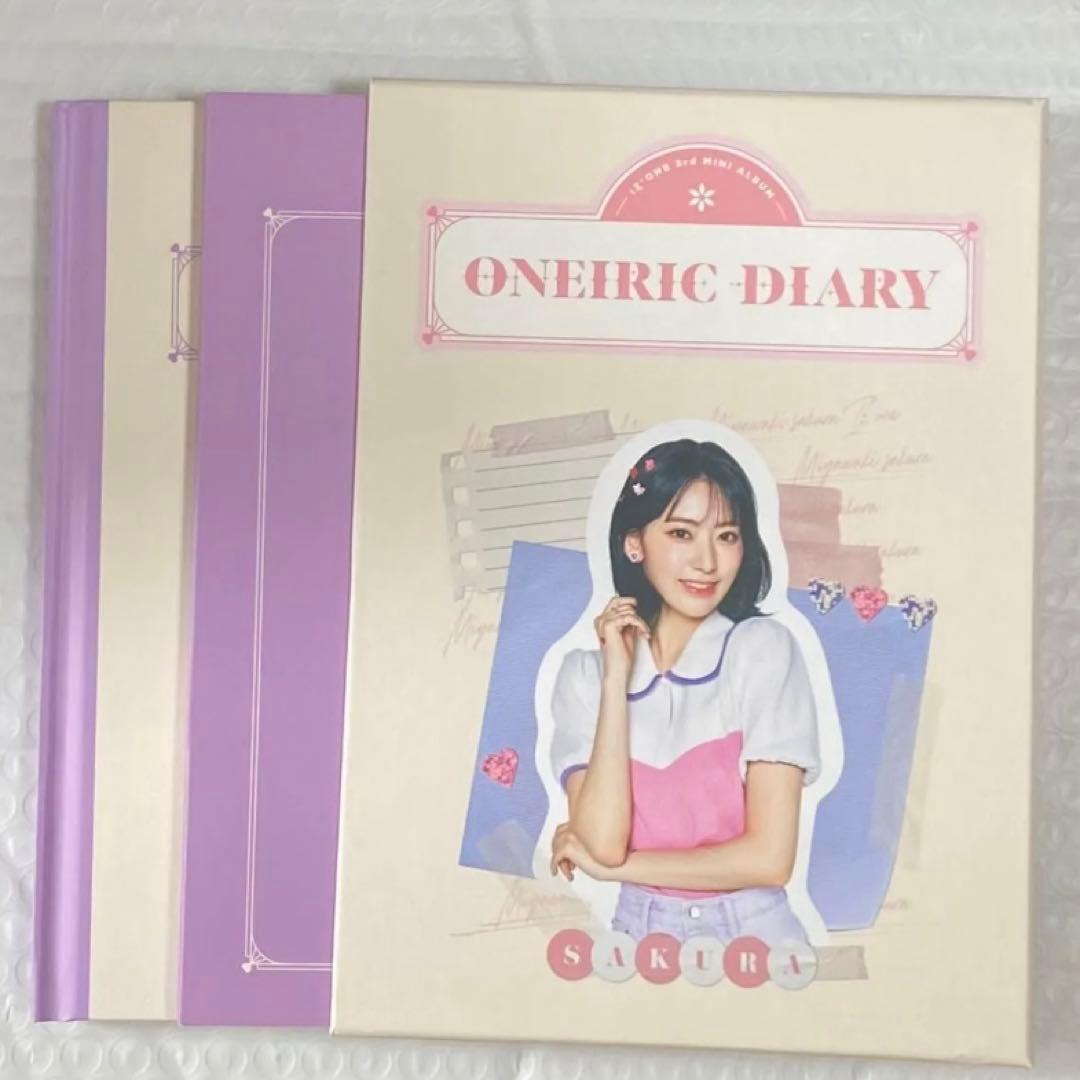 IZ*ONE Oneiric Diary アルバム チェウォン 咲良 トレカ付き