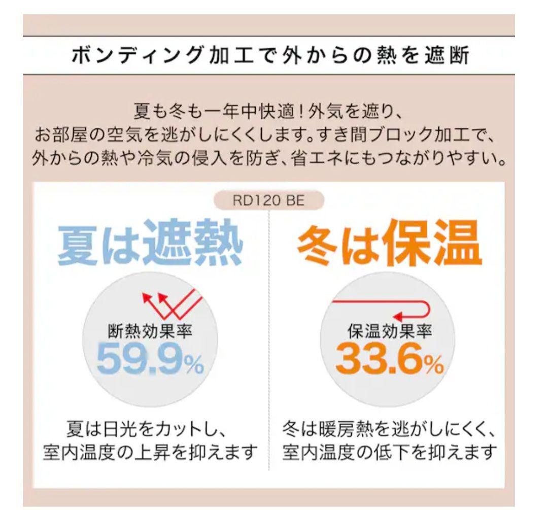 説明必読！！ベージュ 遮光1級 ドレープカーテン