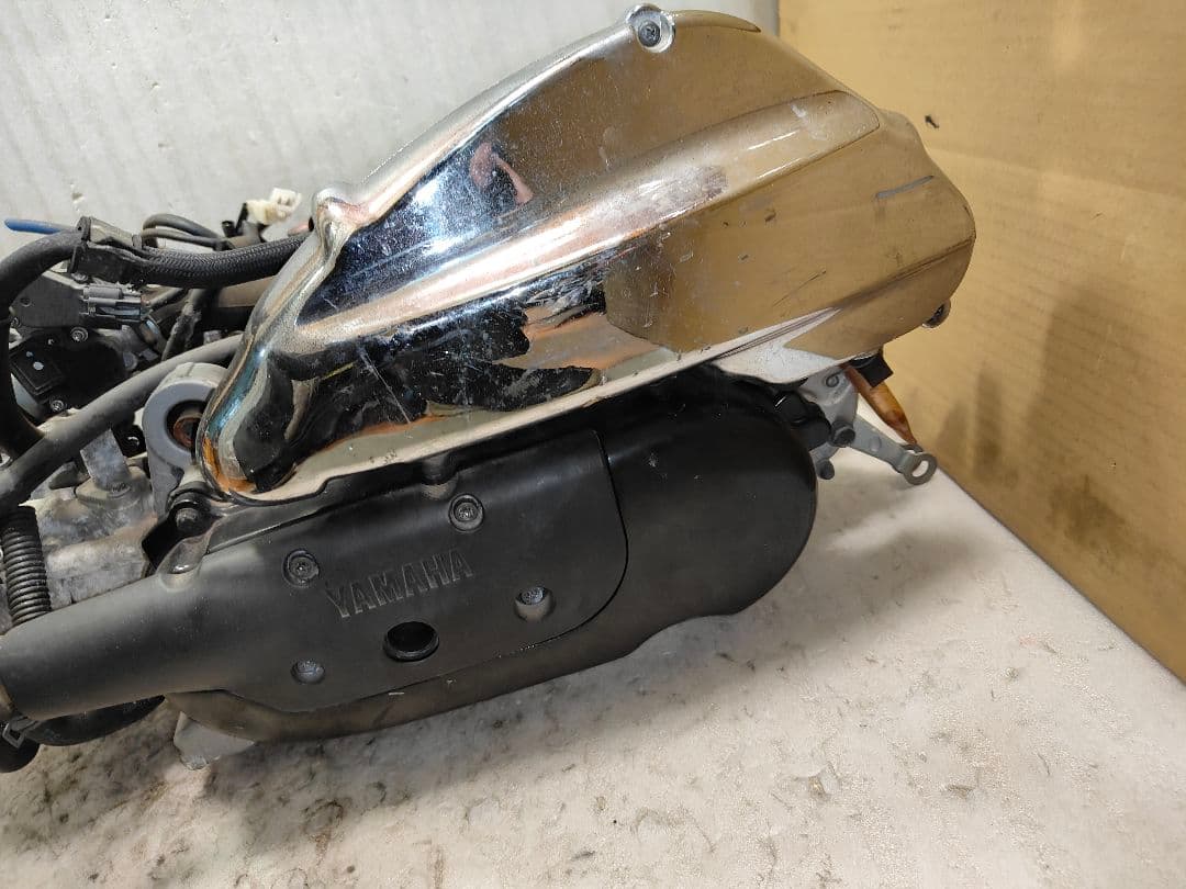 走行7300㌔ SA39J ジョグZRエンジン 駆動系無し