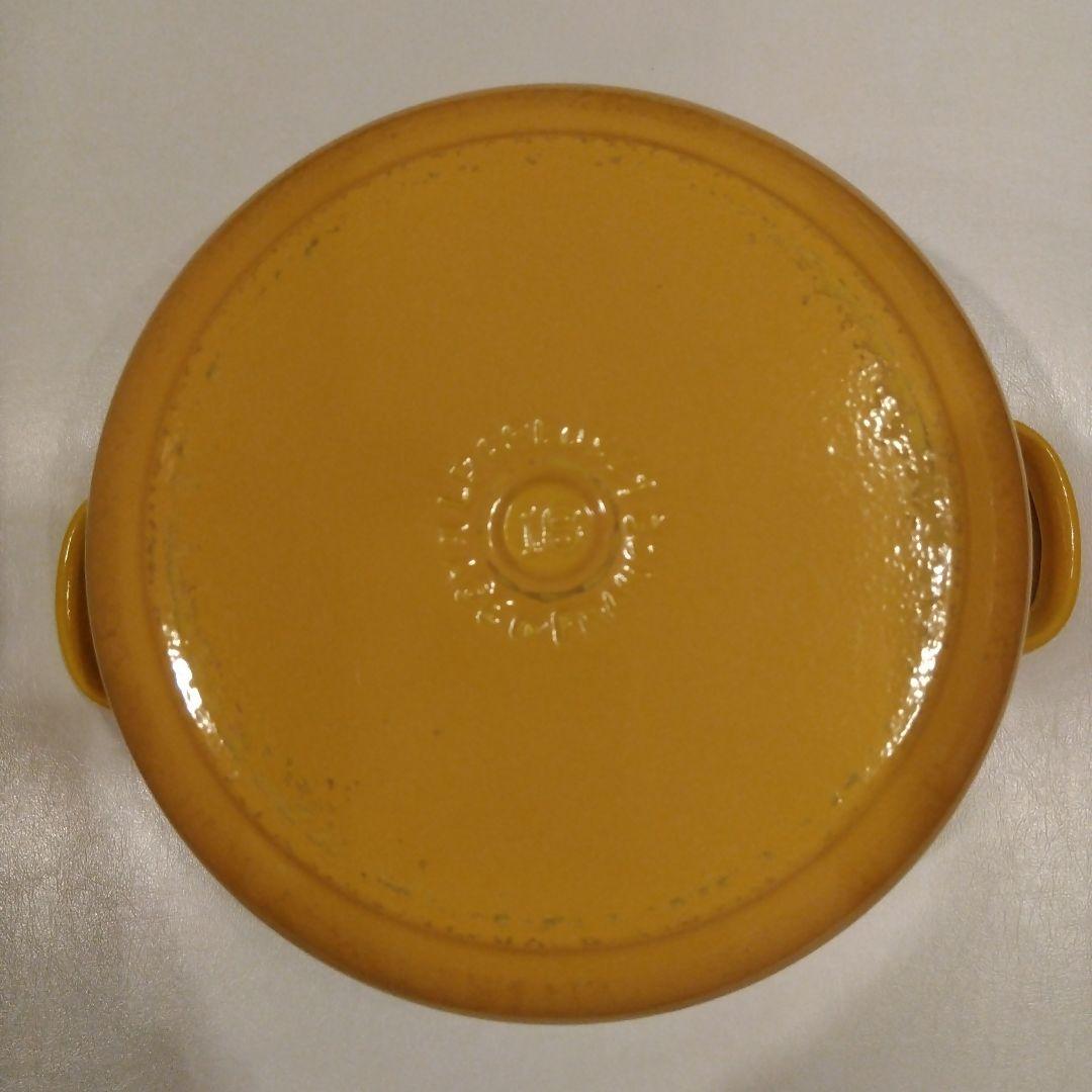 LE CREUSET ル・クルーゼ 両手鍋 18cm イエロー ルクルーゼ