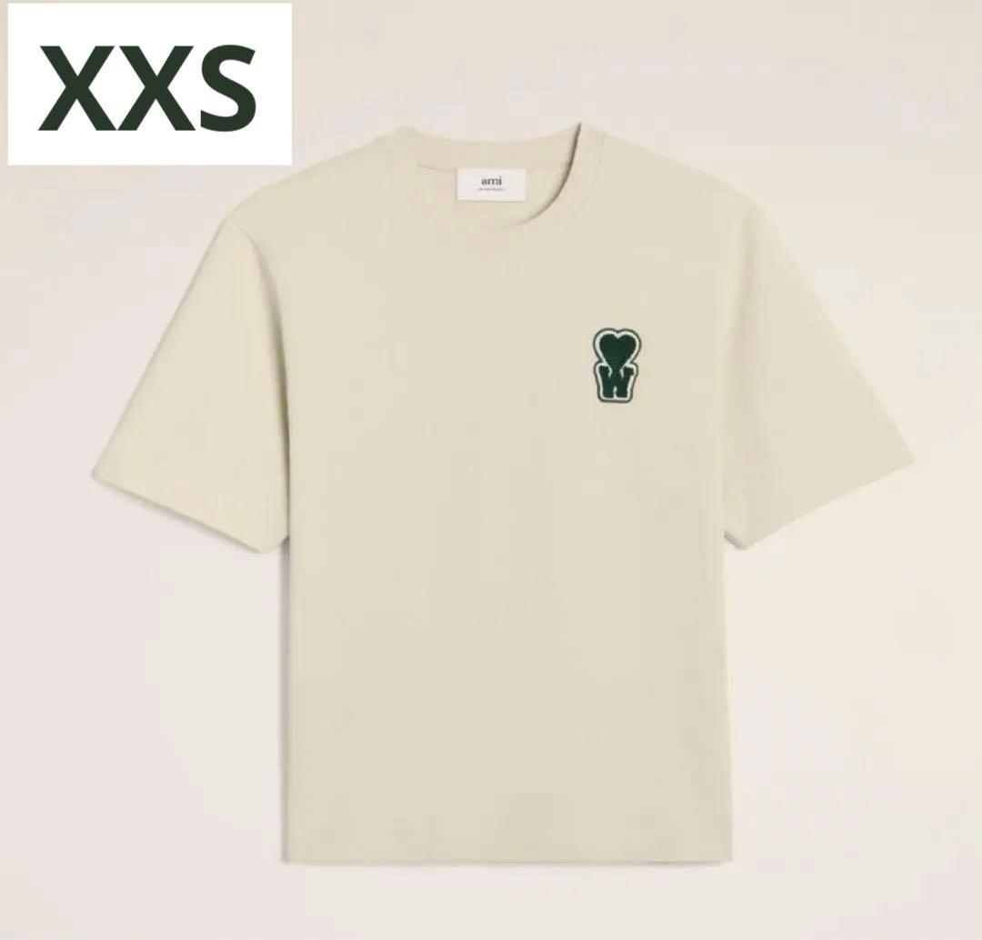 チェウシク×AMI コラボ　韓国限定　パッチTシャツ エクリュ　XXS