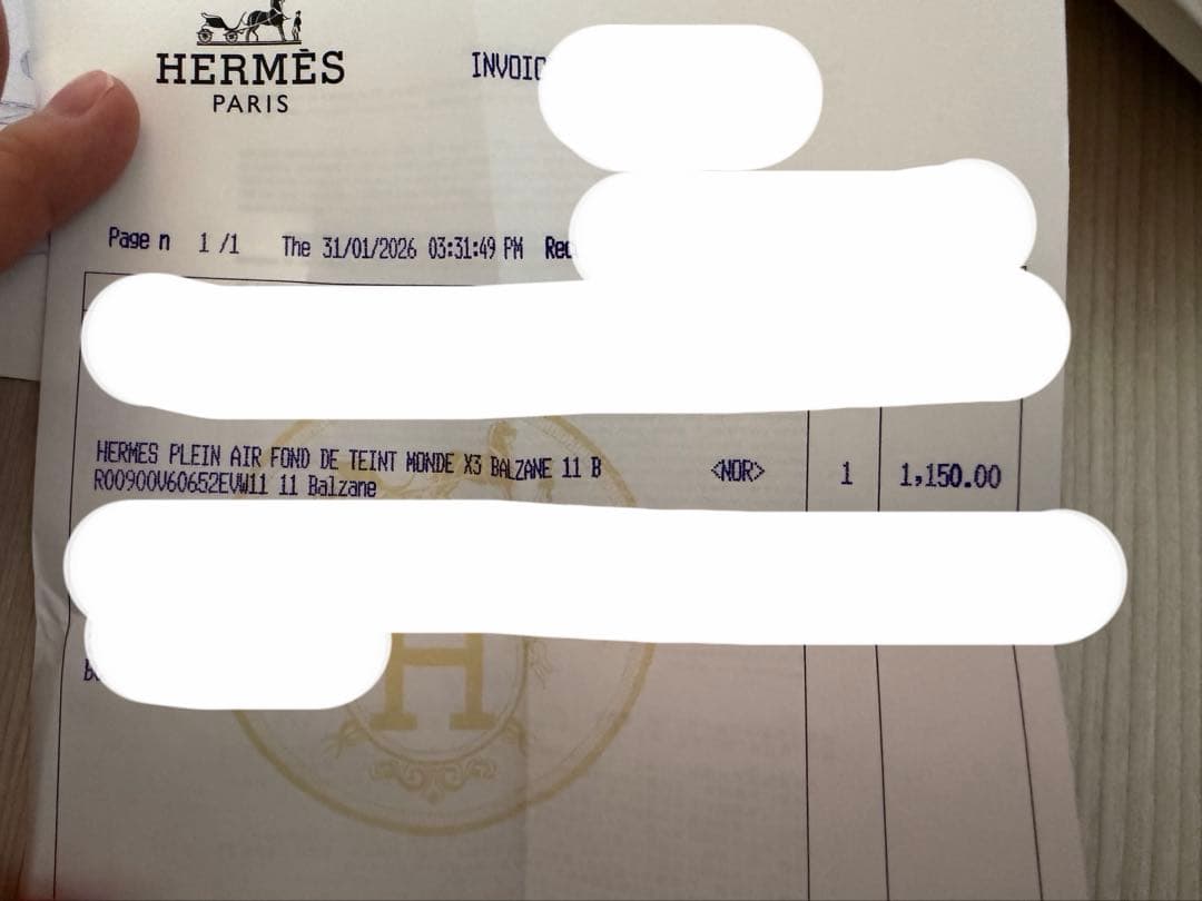 HERMES エルメスプランエアフォン ドゥ タン ソワン　リップ試供品付き