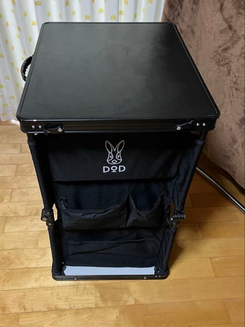 DOD(ディーオーディー) マルチキッチンテーブル ブラック