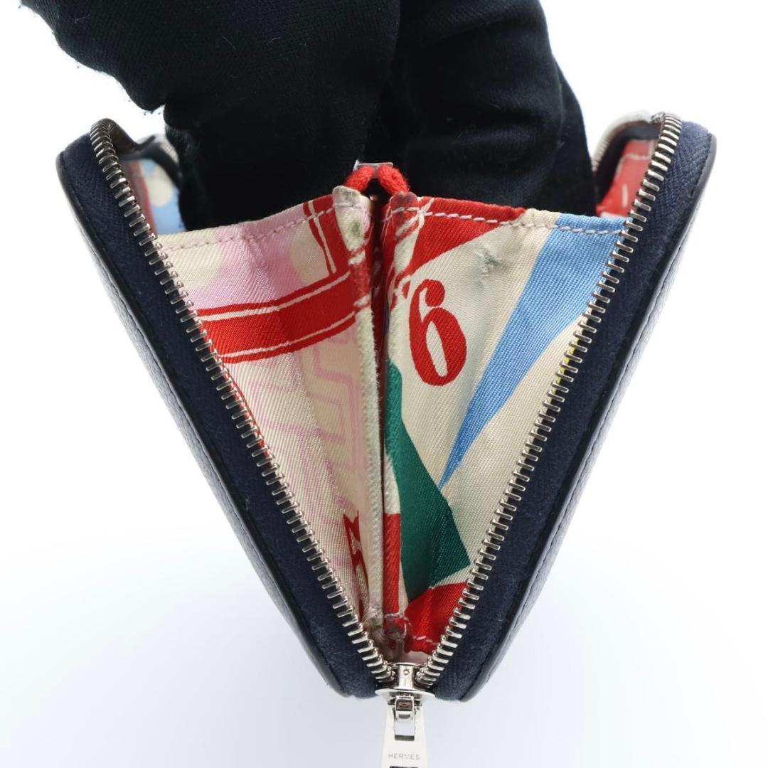 【極美品】HERMES アザップシルクインコンパクト　エプソン　ネイビー