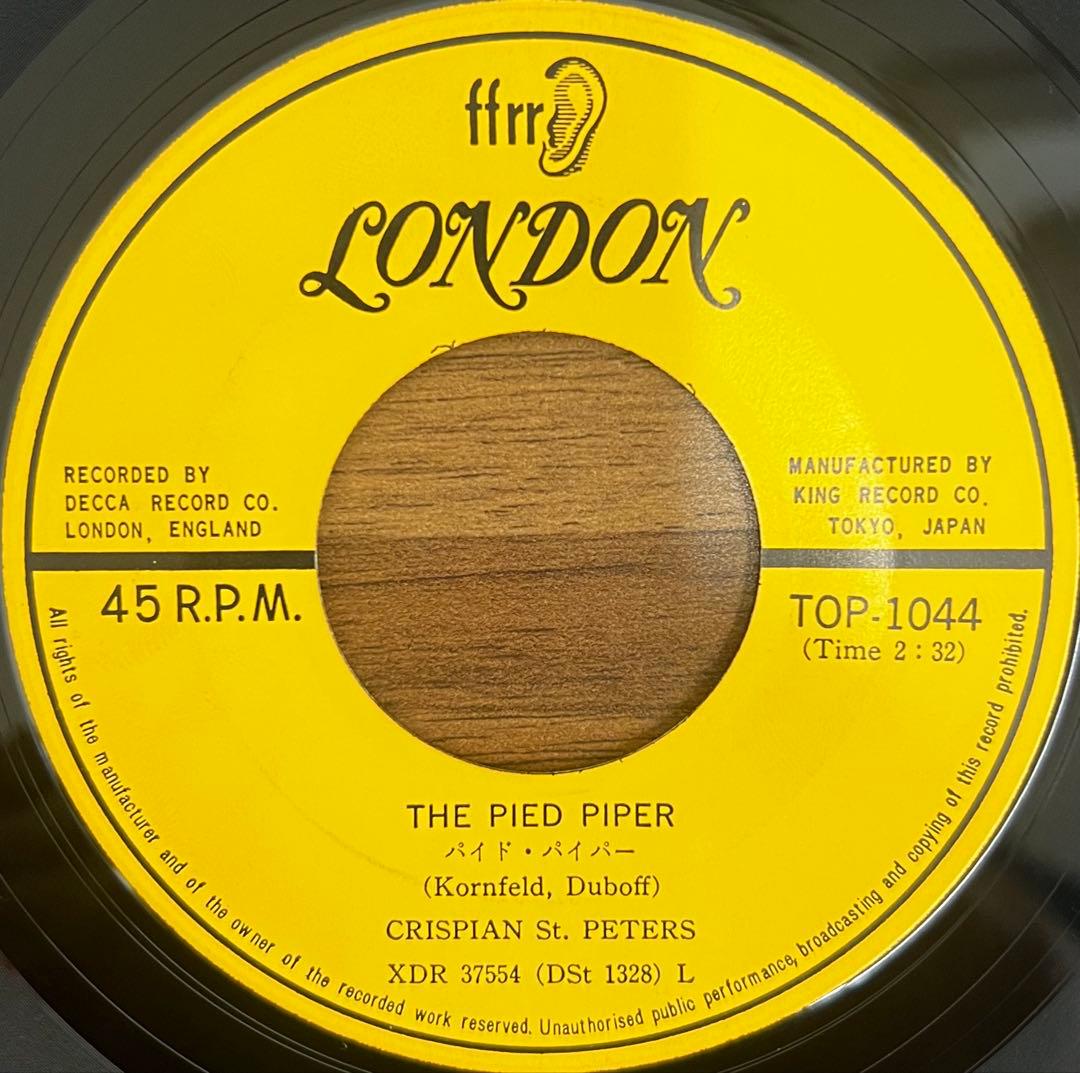 洋楽 Crispian St. Peters / The Pied Piper