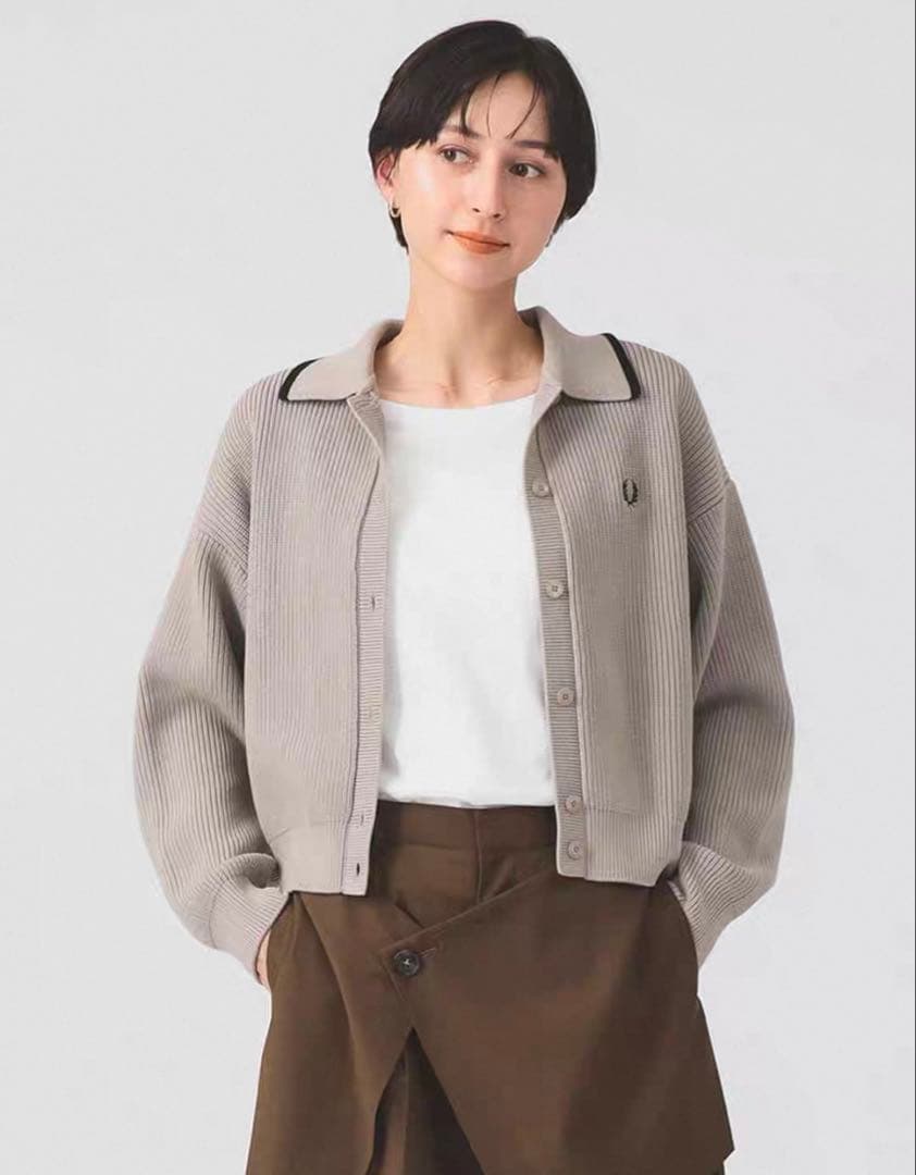 【新品】FRED PERRY×Ray BEAMS / 別注 カラー カーディガン