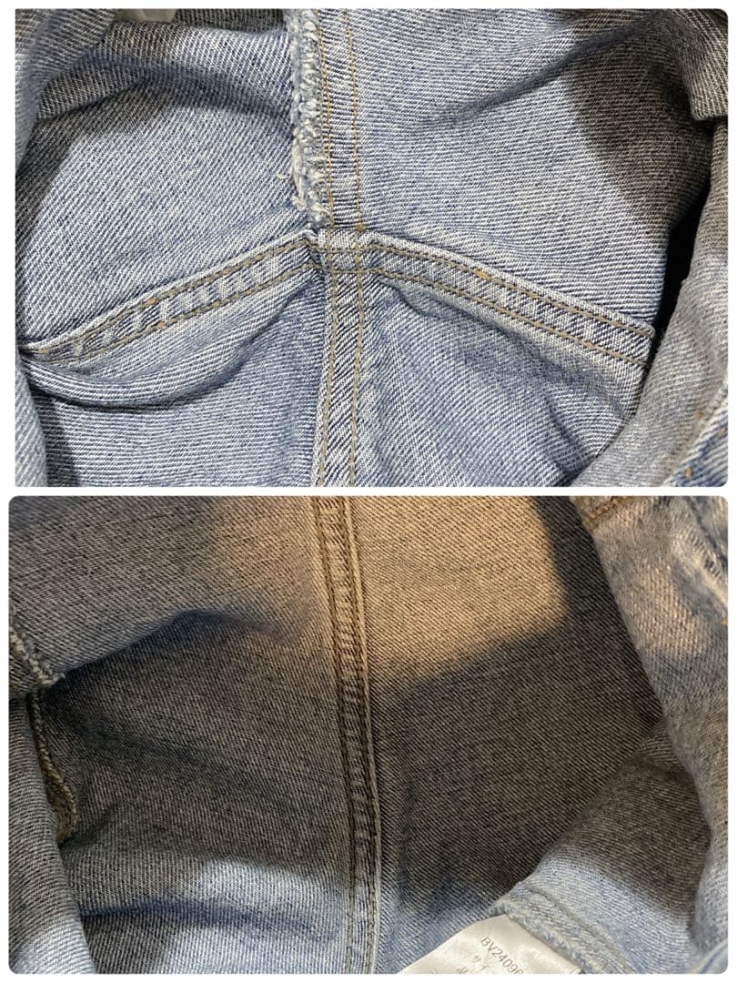 美品【canaljean】El mar シーム デニム パンツ ライトブルー