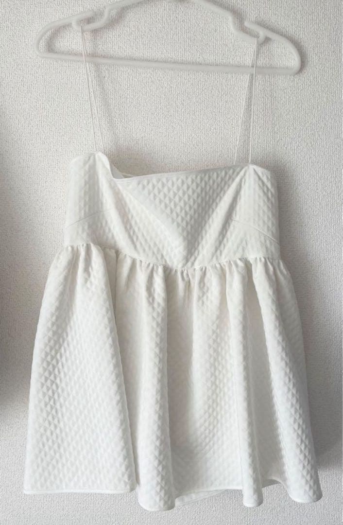 【美品】Whim Gazette ウィムガゼット　ジャガードキャミソールブラウス