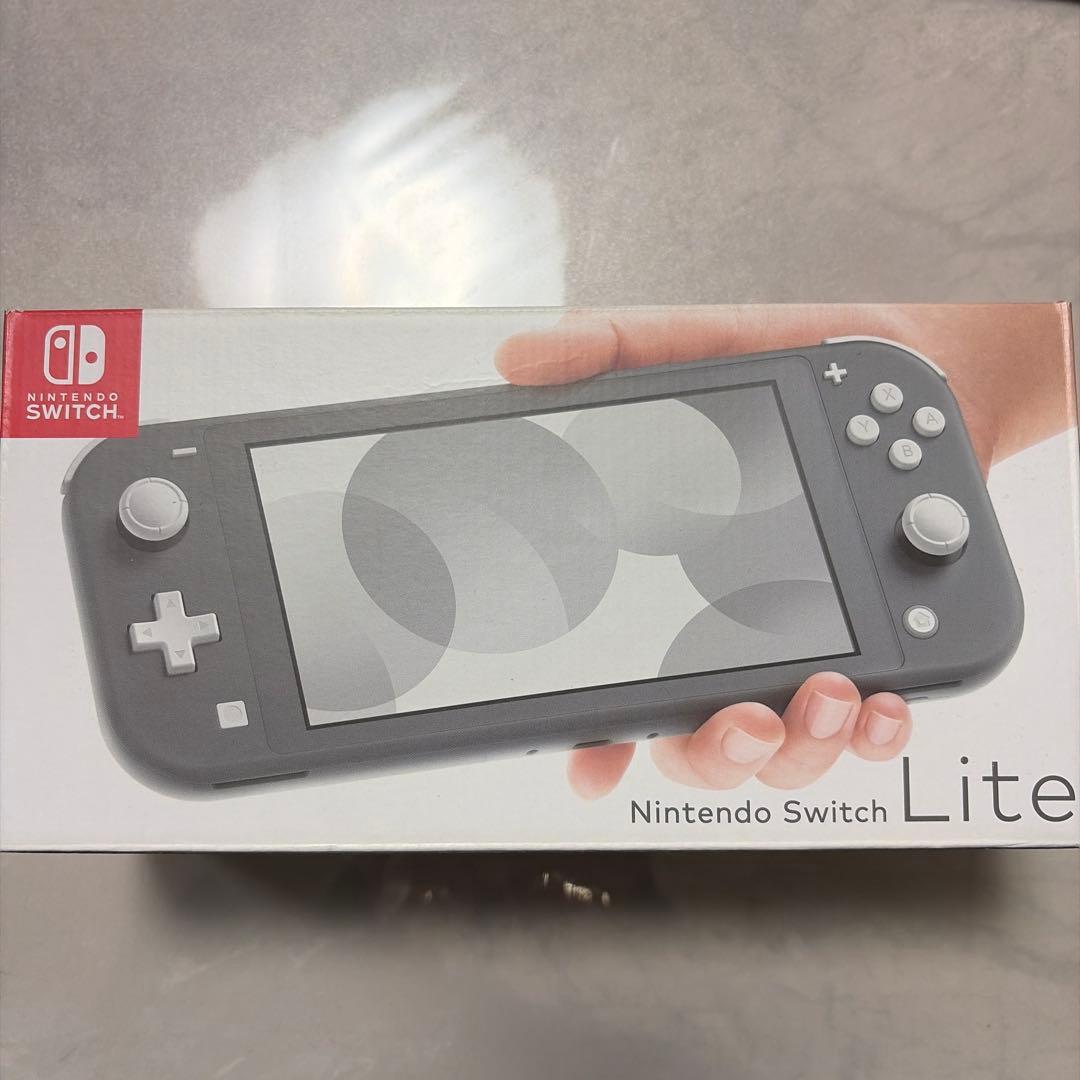 【Nintendo Switch Lite】 グレー 本体 ▲箱・充電器付き▲