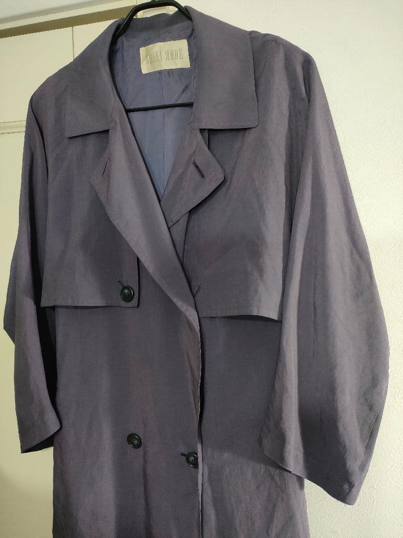 おにぎり✦SHIKIMODEシキモード式部㈱トリアセテート77%トレンチ