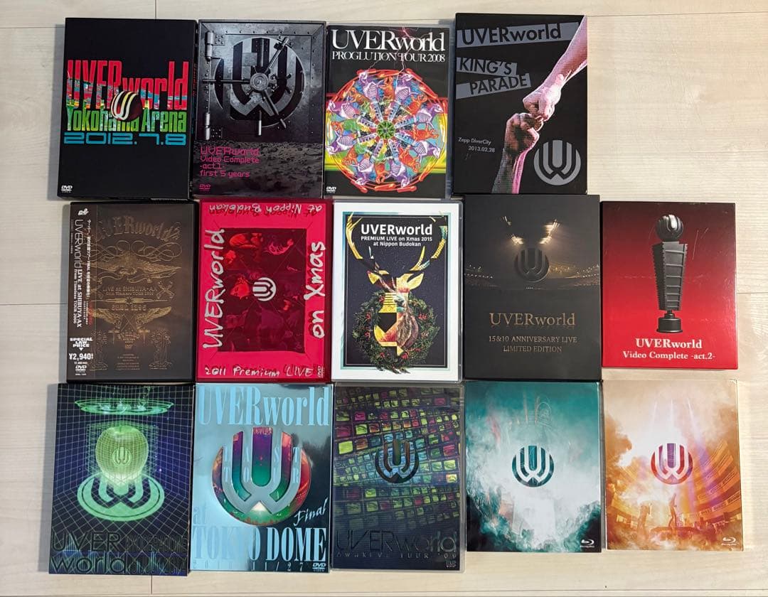 UVERworld ライブDVDコレクション　25点