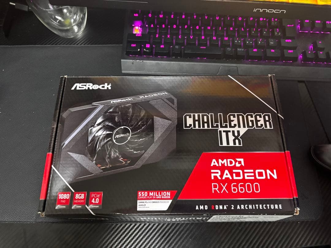 【ジャンク】ASRock RADEON RX6600 Challengeritx