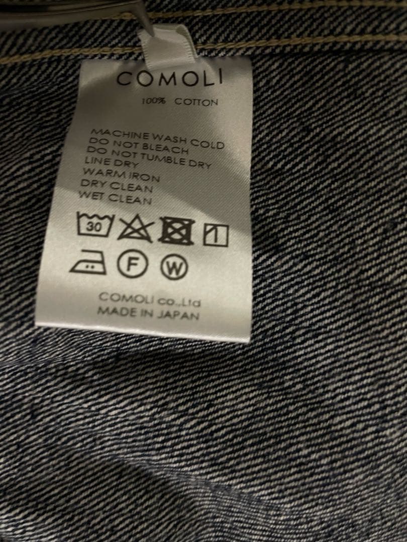 comoli デニム カバーオール size2 インディゴ 21AW