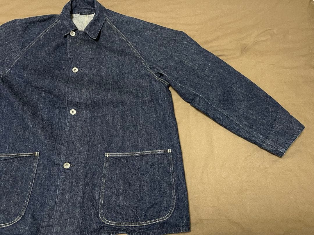 comoli デニム カバーオール size2 インディゴ 21AW