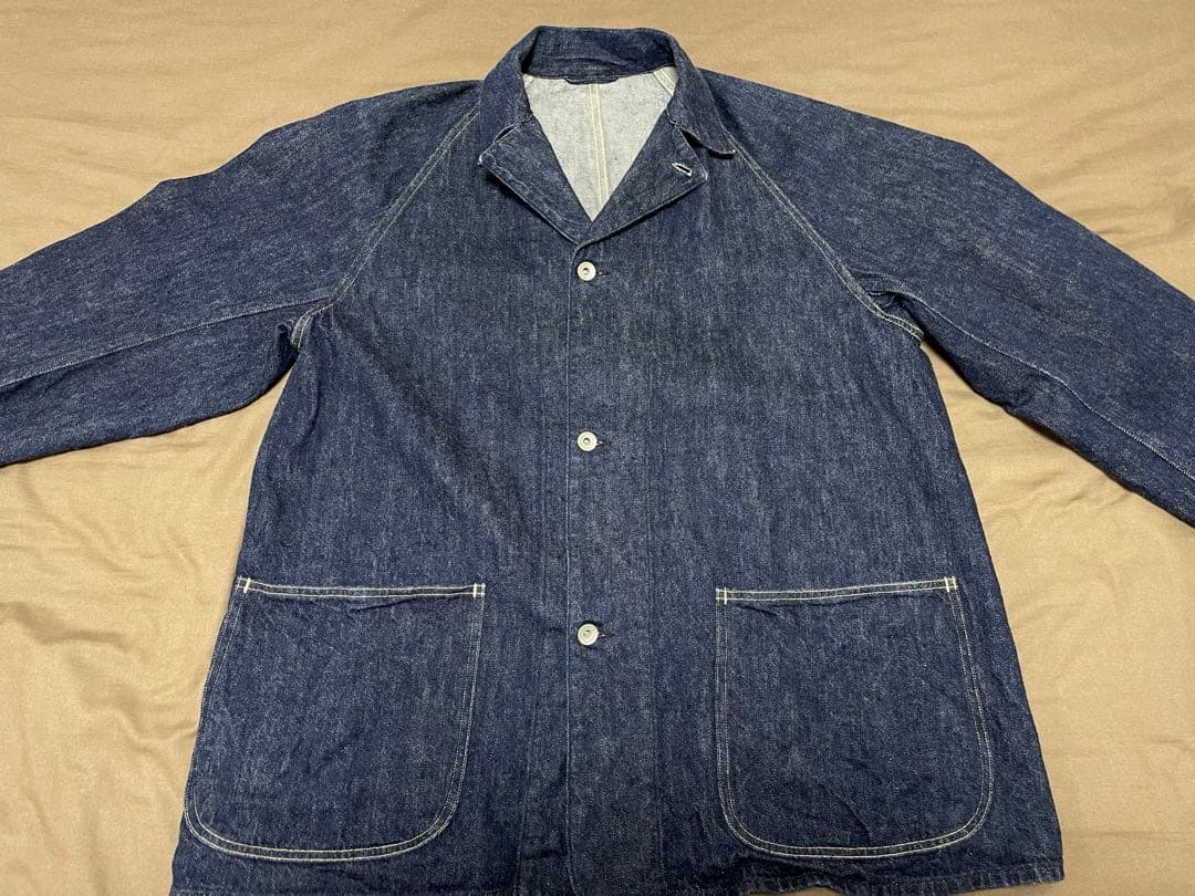 comoli デニム カバーオール size2 インディゴ 21AW