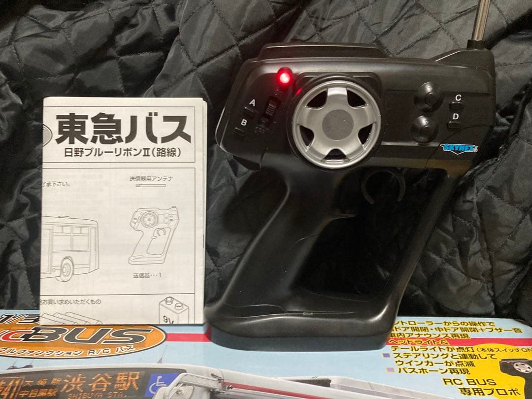 ジャンク　1/32 フルファンクション　R/Cバス　東急バス　ブルーリボン