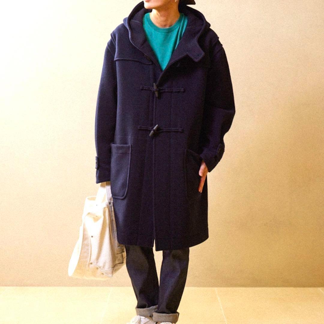 【UNIQLO】新品未使用❗ダッフルコート　NAVY　Mサイズ