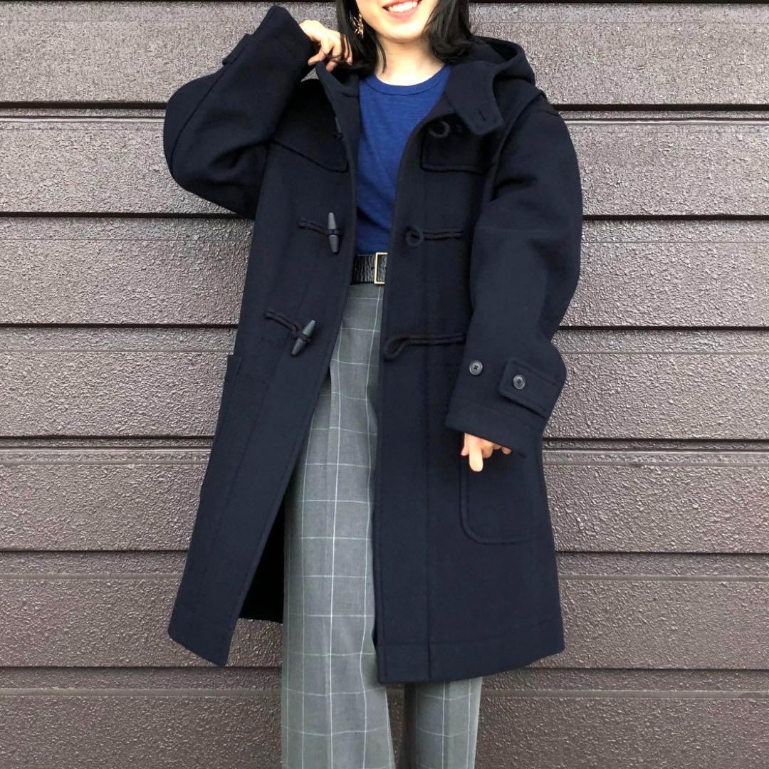 【UNIQLO】新品未使用❗ダッフルコート　NAVY　Mサイズ