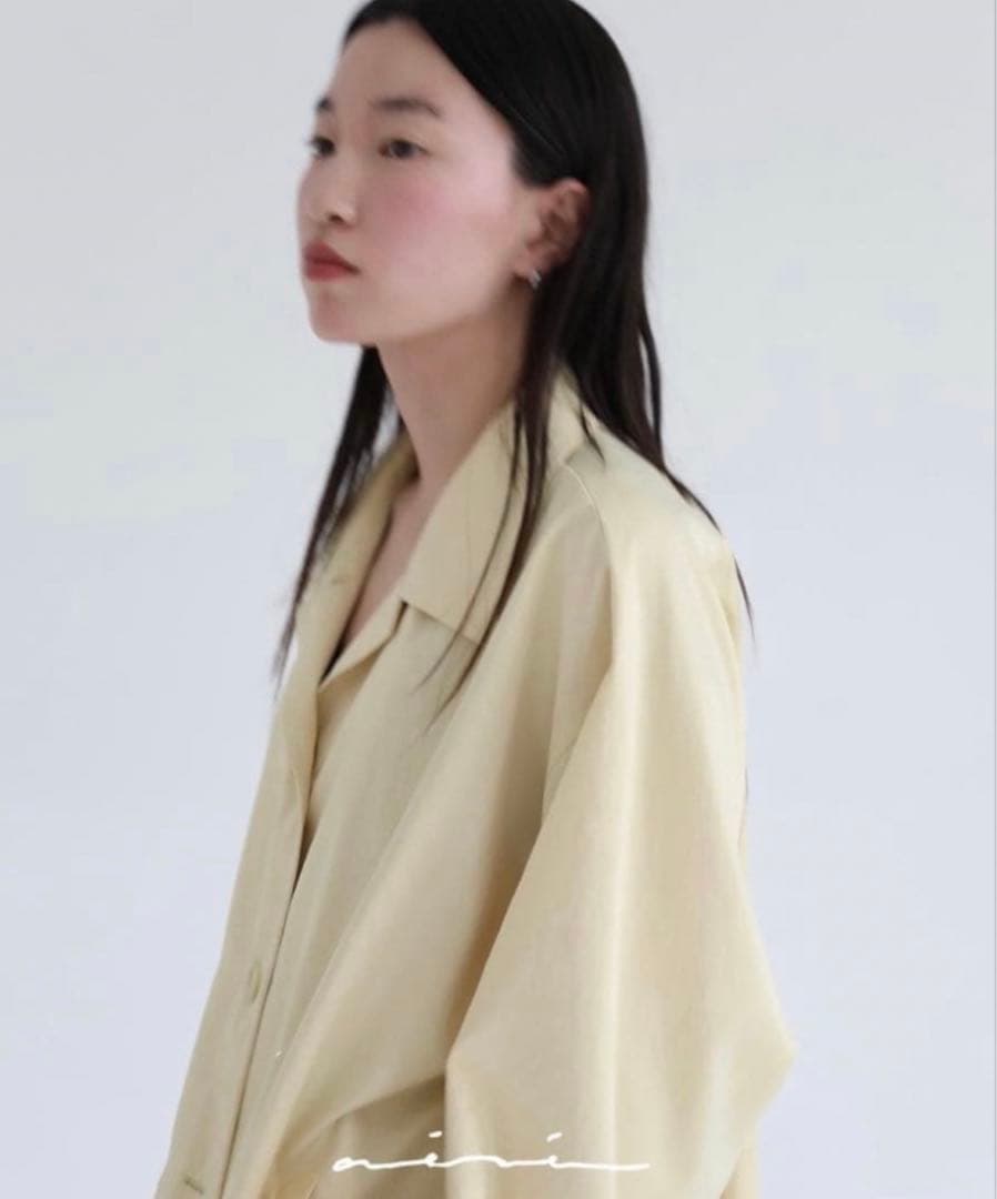 【hana】aere vintage satin coat