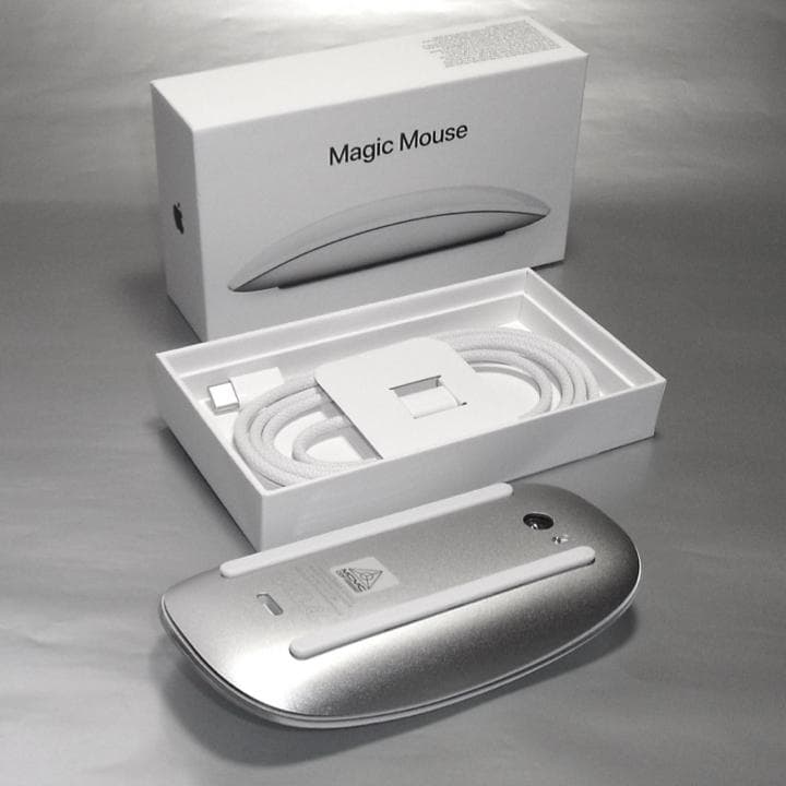 最新Magic Mouse(USB-C)A3204silver.iMac用限定色