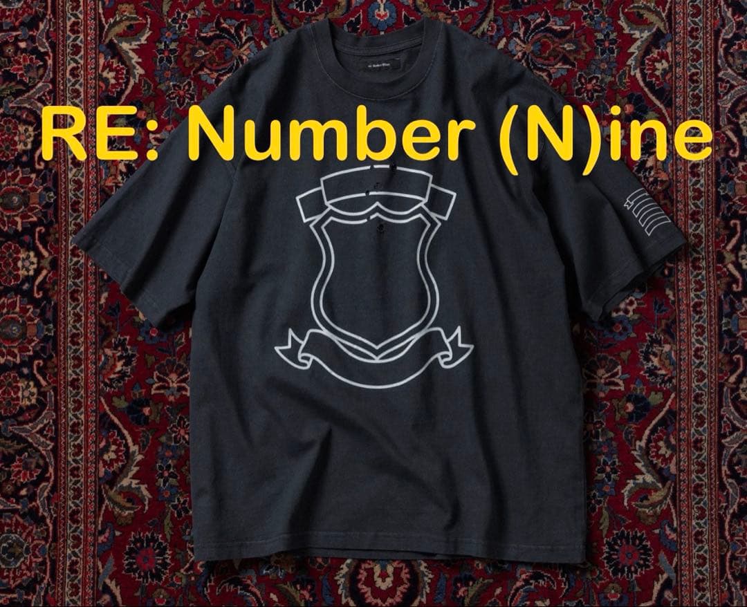 RE: Number (N)ine リナンバーナイン エンブレム ダークグレー