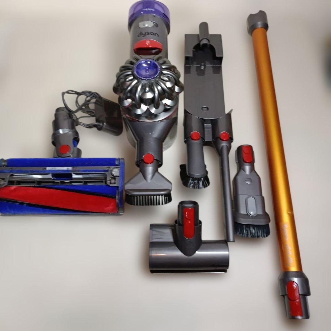 送料込　美品V8SV10Kスティック&ハンディ　稼働エコ39分　MAX5分10秒