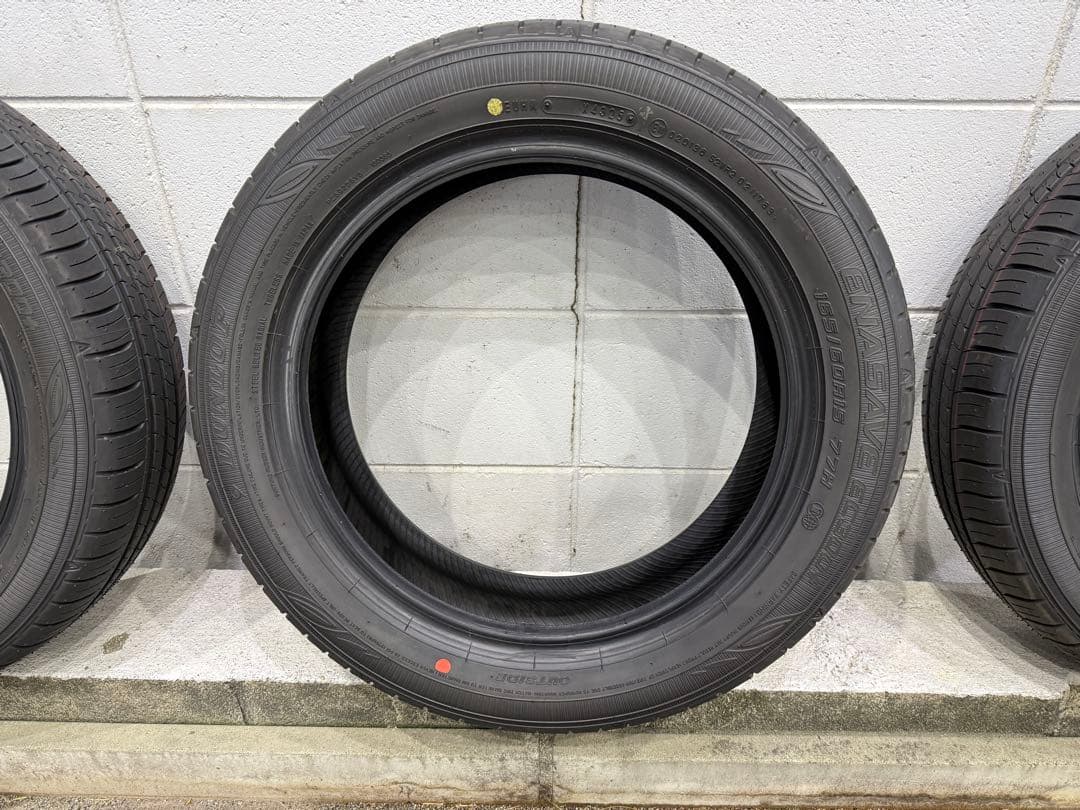 ダンロップエナセーブ165-60-15サマータイヤ 4本セット(新車時取外し）