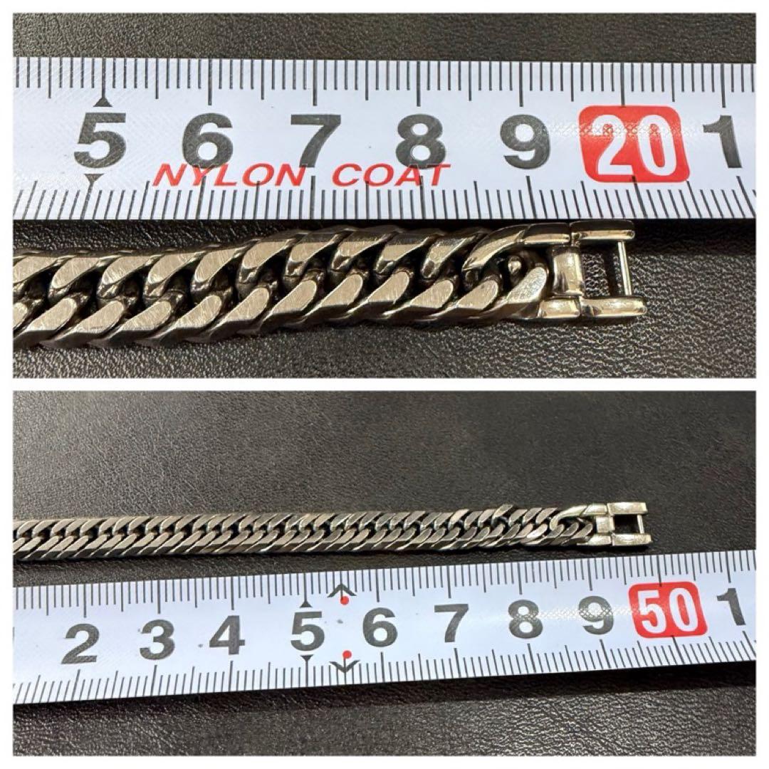 チタン 喜平 ネックレス ブレス 50センチ 20センチ 6面W 6面T 中古