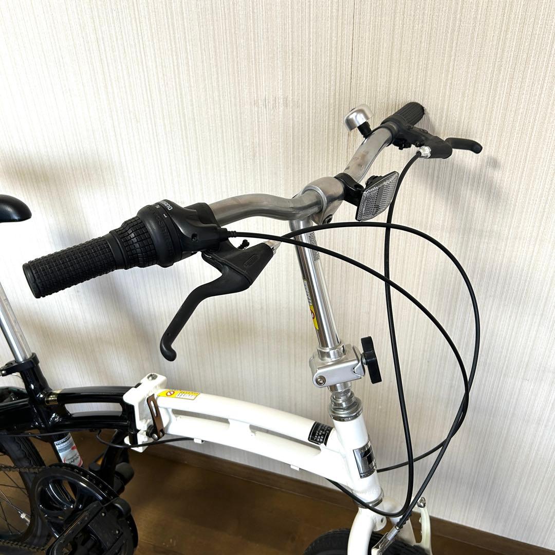 軽い アルミフレーム 折畳み自転車 ドッペルギャンガー 202 20インチ 6段