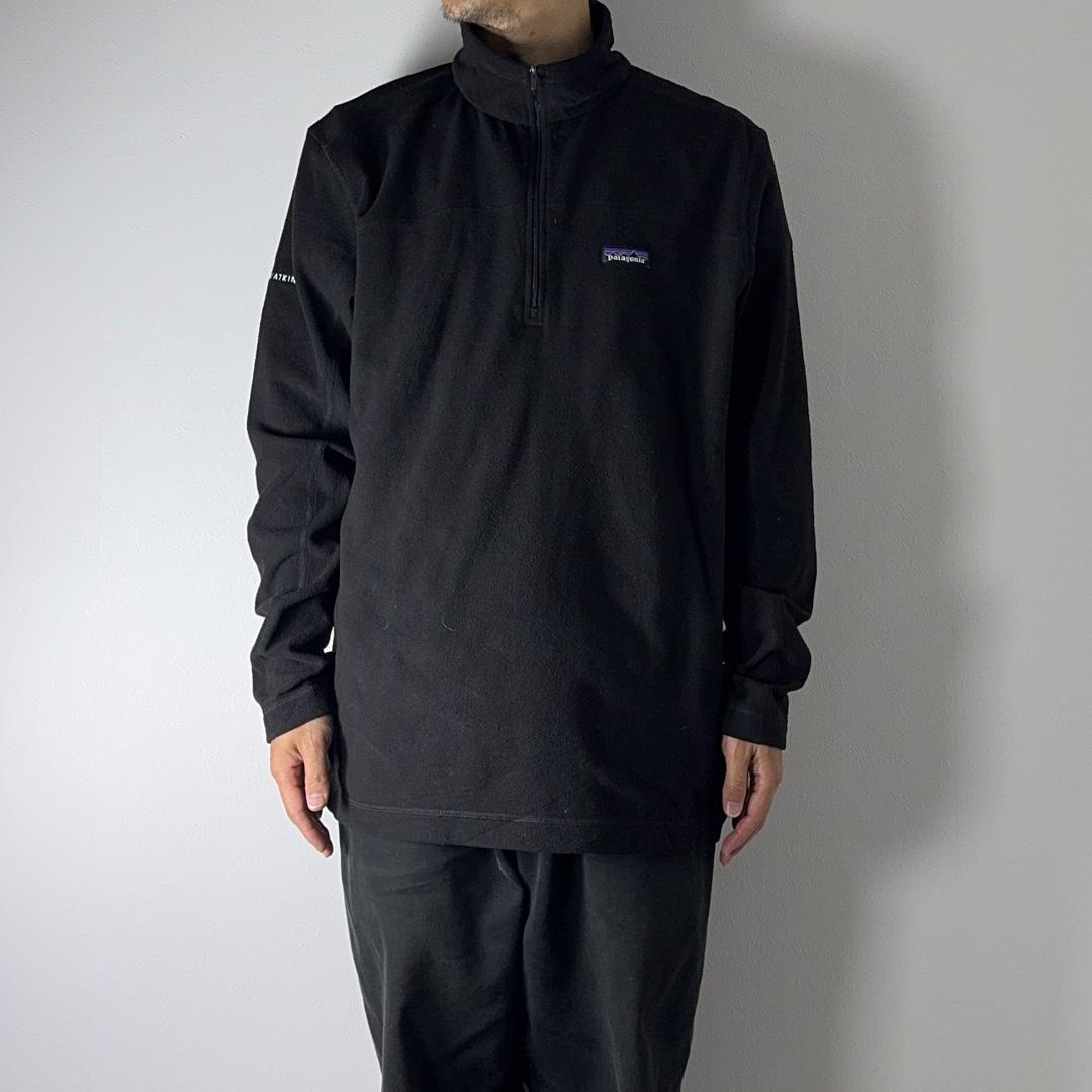 PATAGONIA Micro D フリースプルオーバー ブラック XL 古着