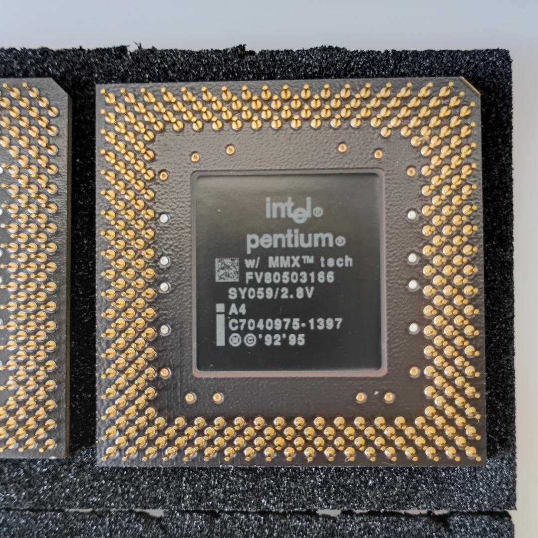 Intel Pentium i166 & MMXPentium166 4個セット