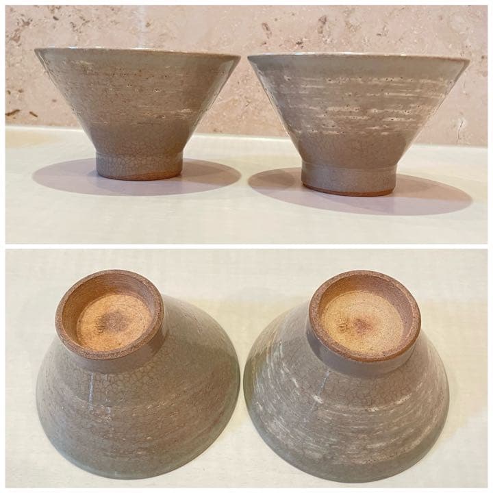 朝日焼　湯呑茶碗　稀少6客セット