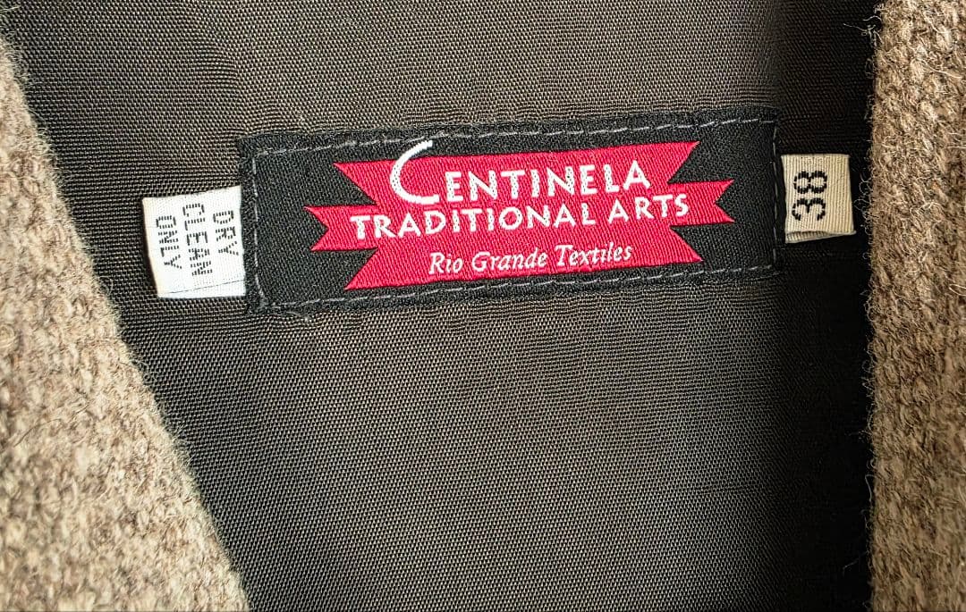 CENTINELA　 センチネラ チマヨ ウール ラグ ベスト　38　美品