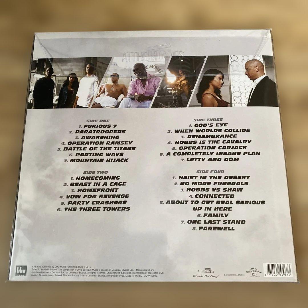 ◆Furious 7 オリジナルサウンドトラック／レコード