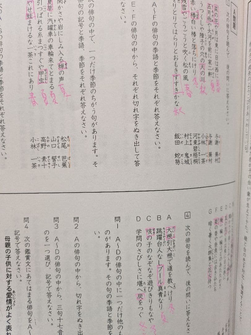 【バラ売り可】 浜学園　小5　算数・国語