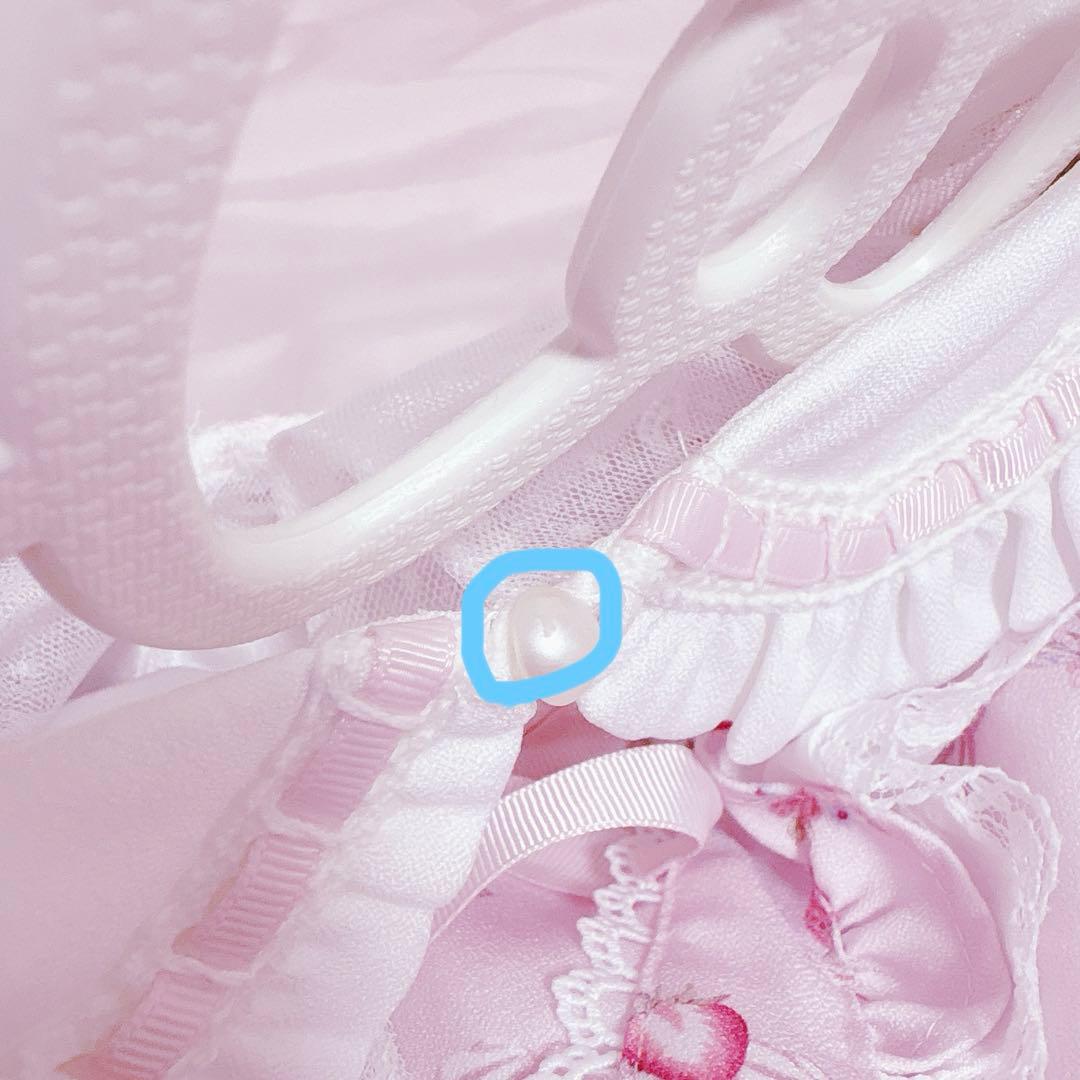 LIZLISA creamy berry柄ワンピース ピンク
