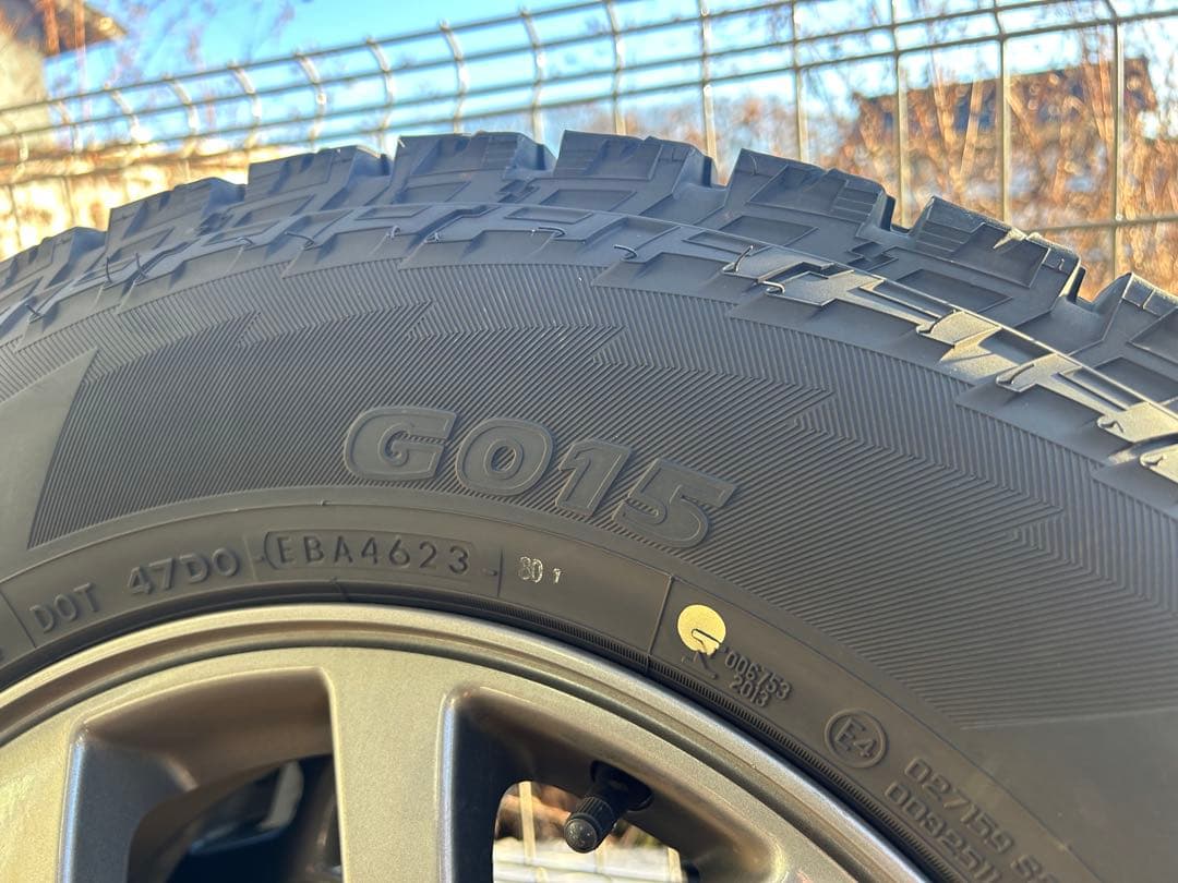 ジオランダーAT 215/75R15 ジムニーシエラ純正ホイール付き