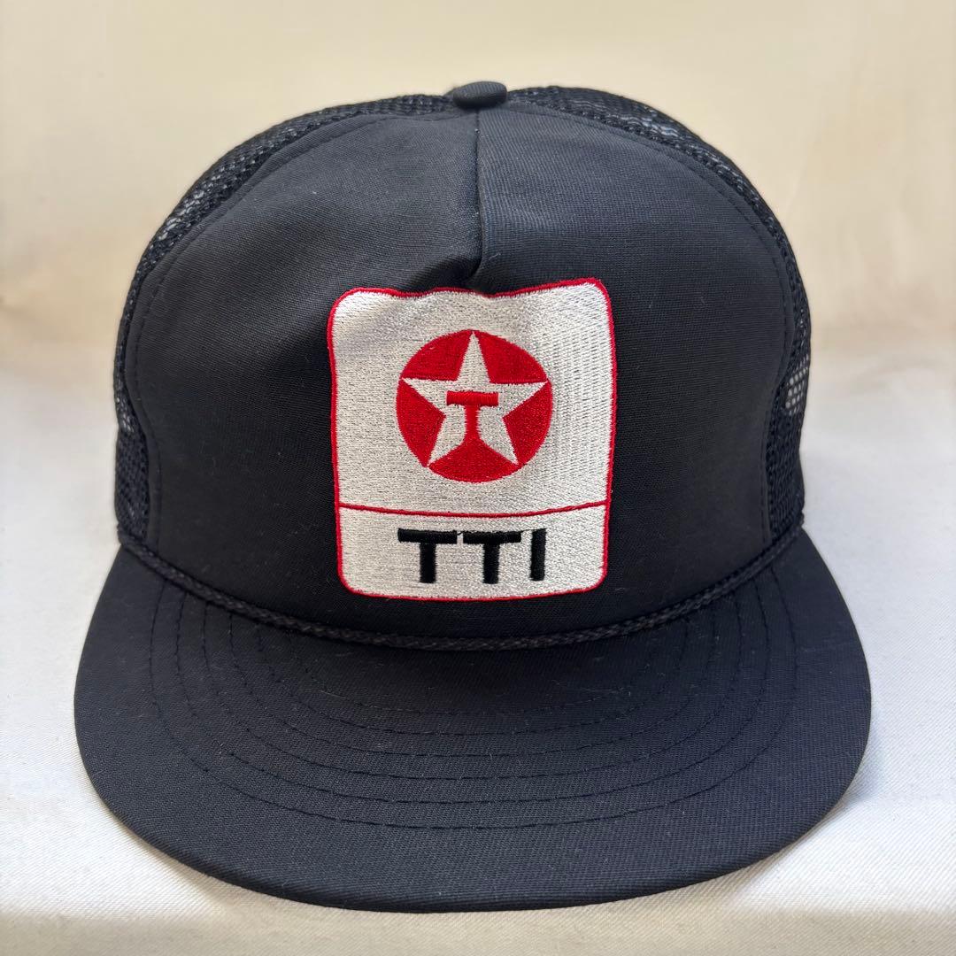 デッドストック TEXACO キャップ テキサコ アメリカ製 USA製 帽子 黒